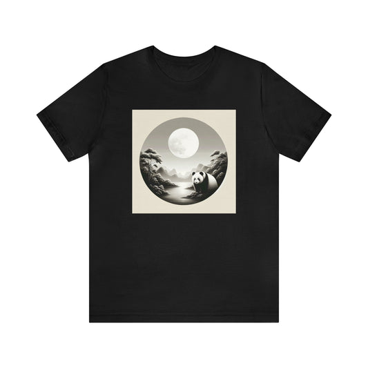 "Moonlit Panda: Serene Majesty"-  Tshirt