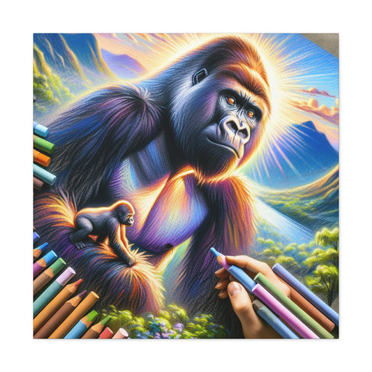 "Radiant Primate Panorama"