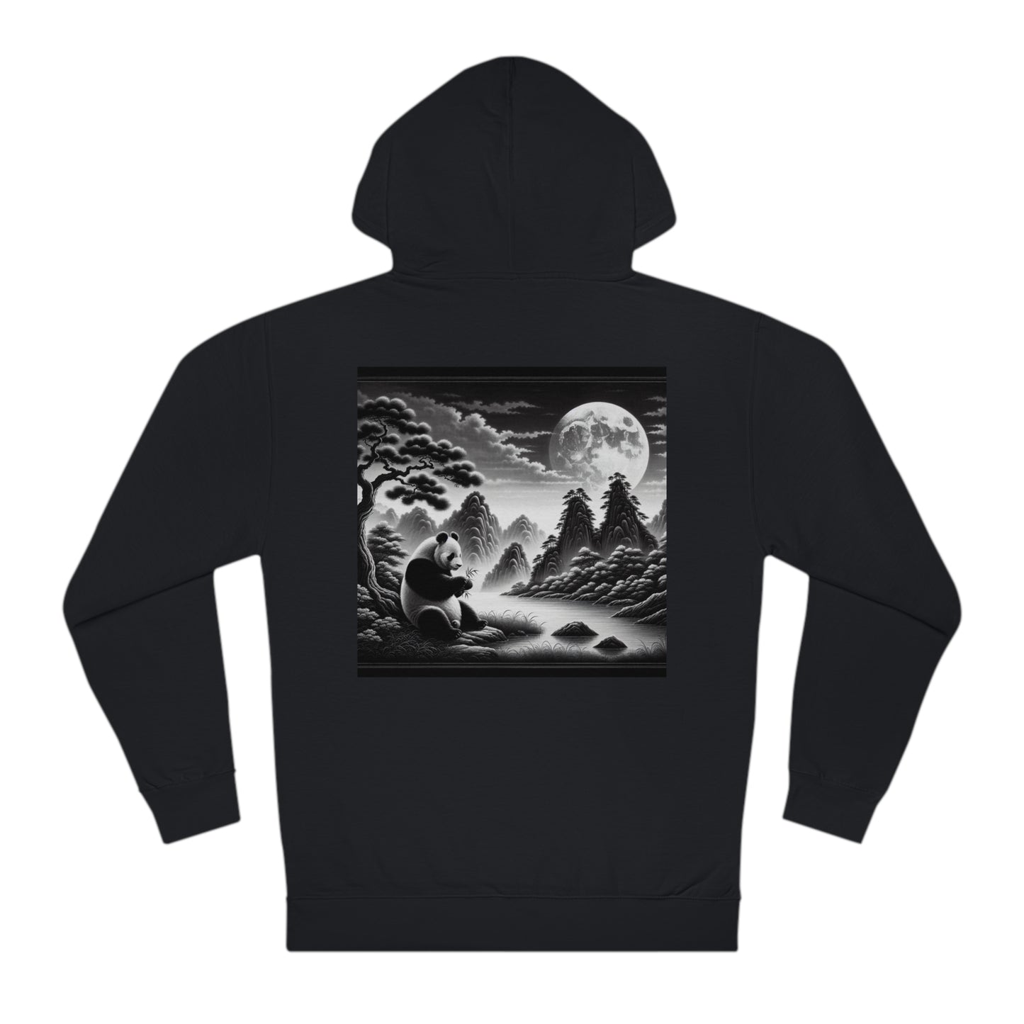 "Panda Moon Serenity"-  Hoodie