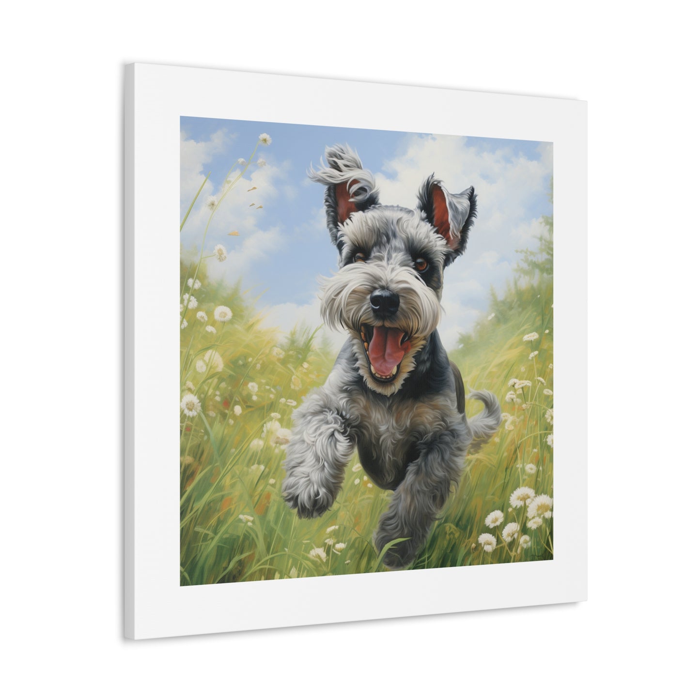 Vibrant Schnauzer Joy Print