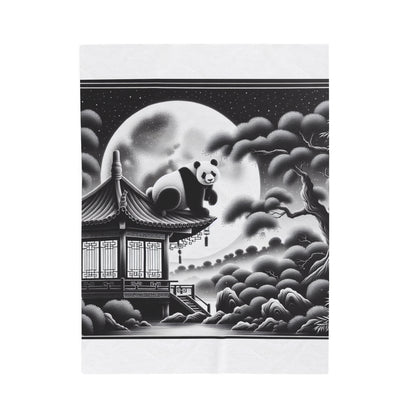 "Panda Moonlight" -Blanket