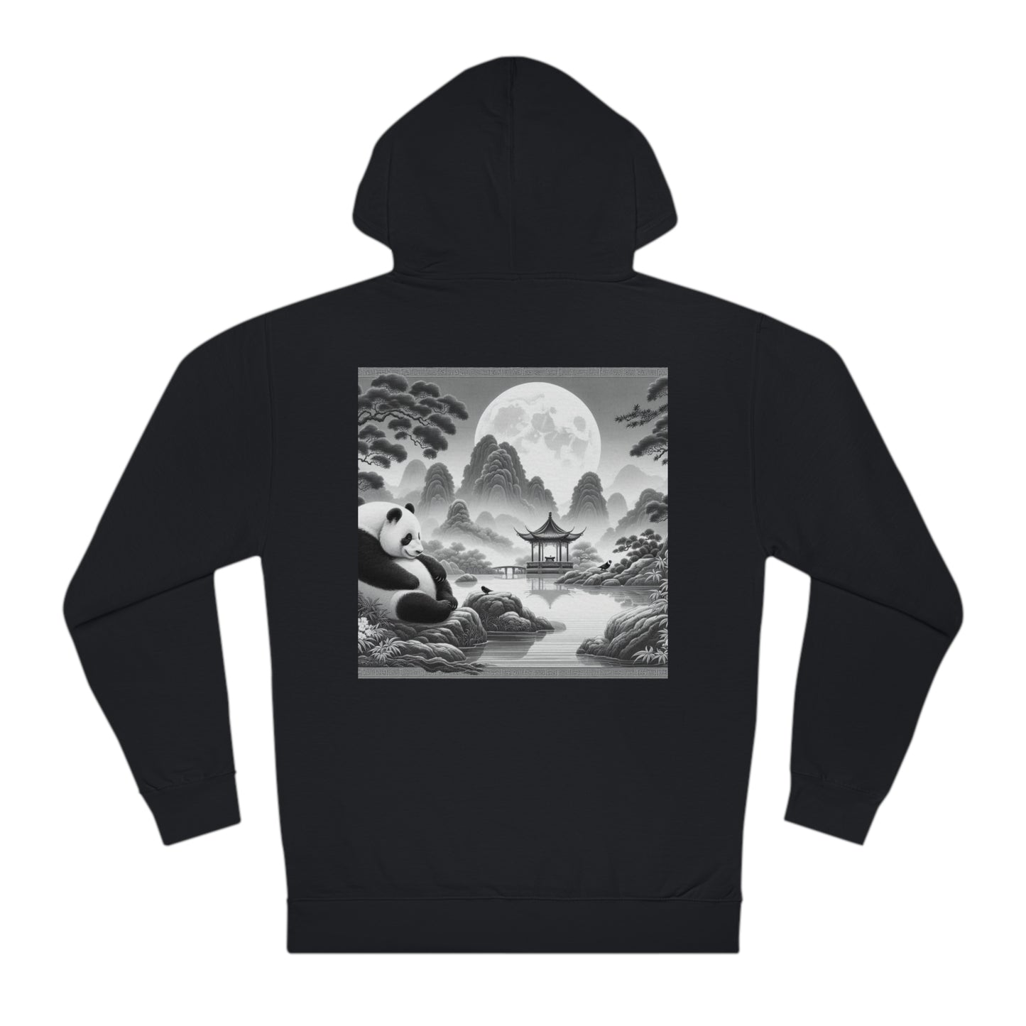 "Panda Moon Serenity"-  Hoodie