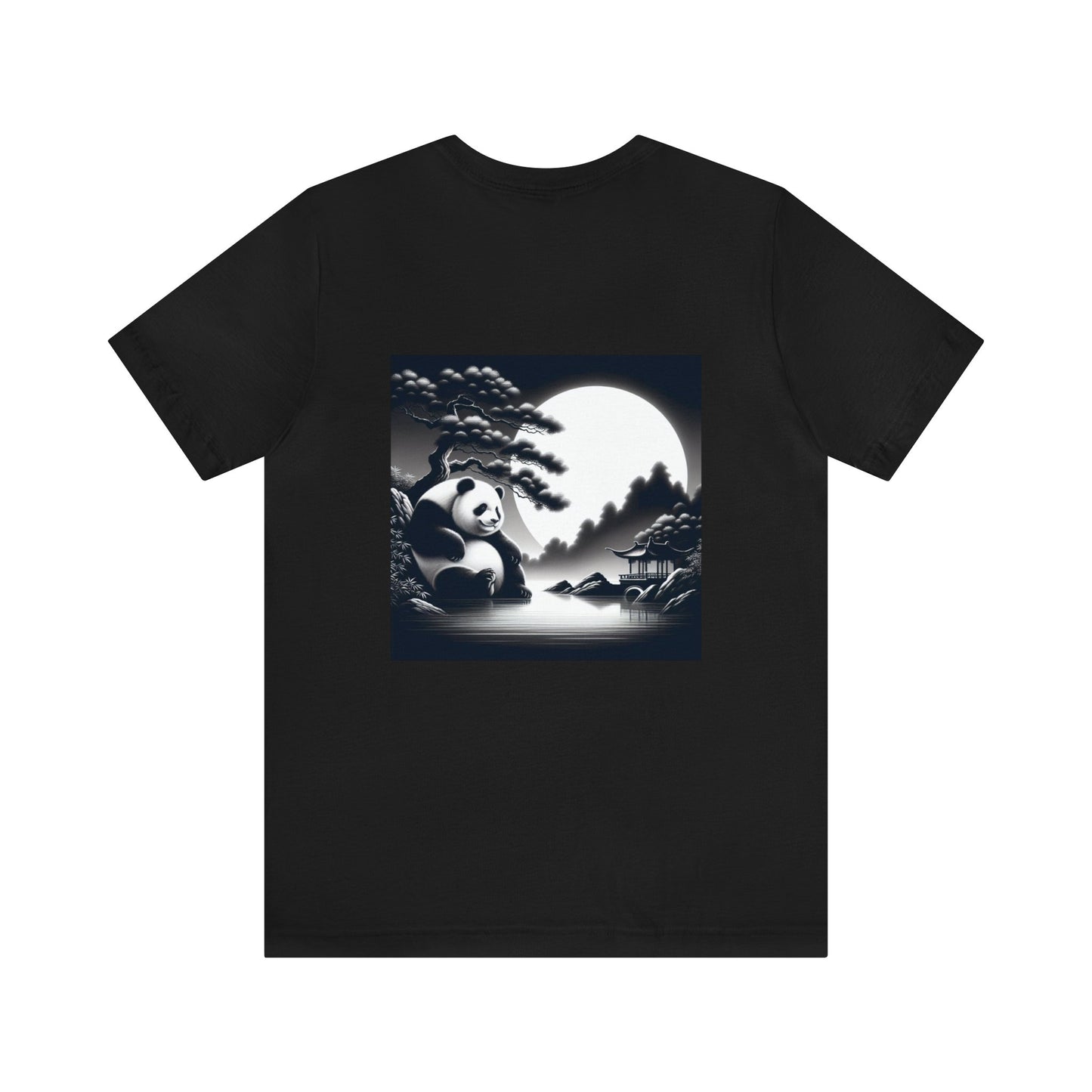 "Panda's Moonlit Majesty"-  Tshirt