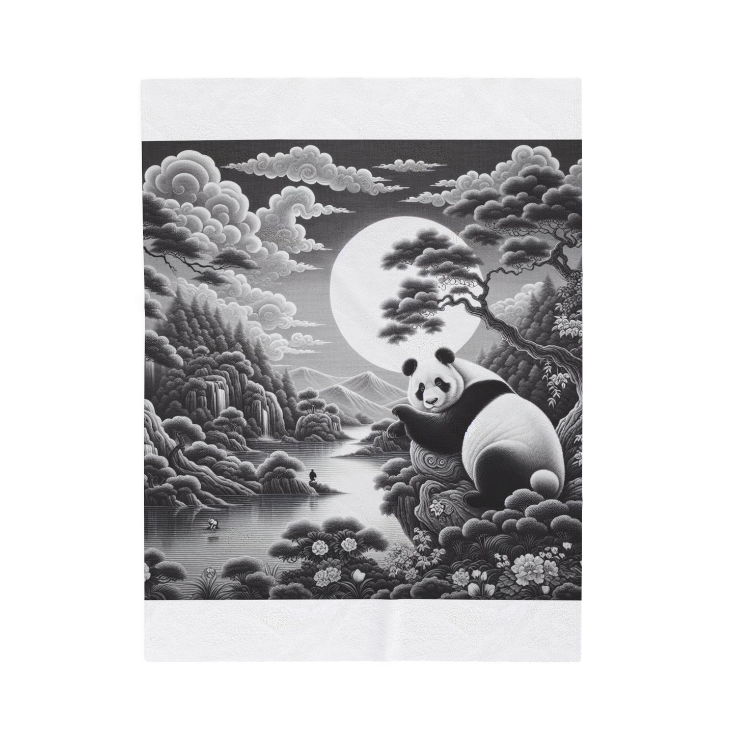 "Moonlit Panda" -Blanket