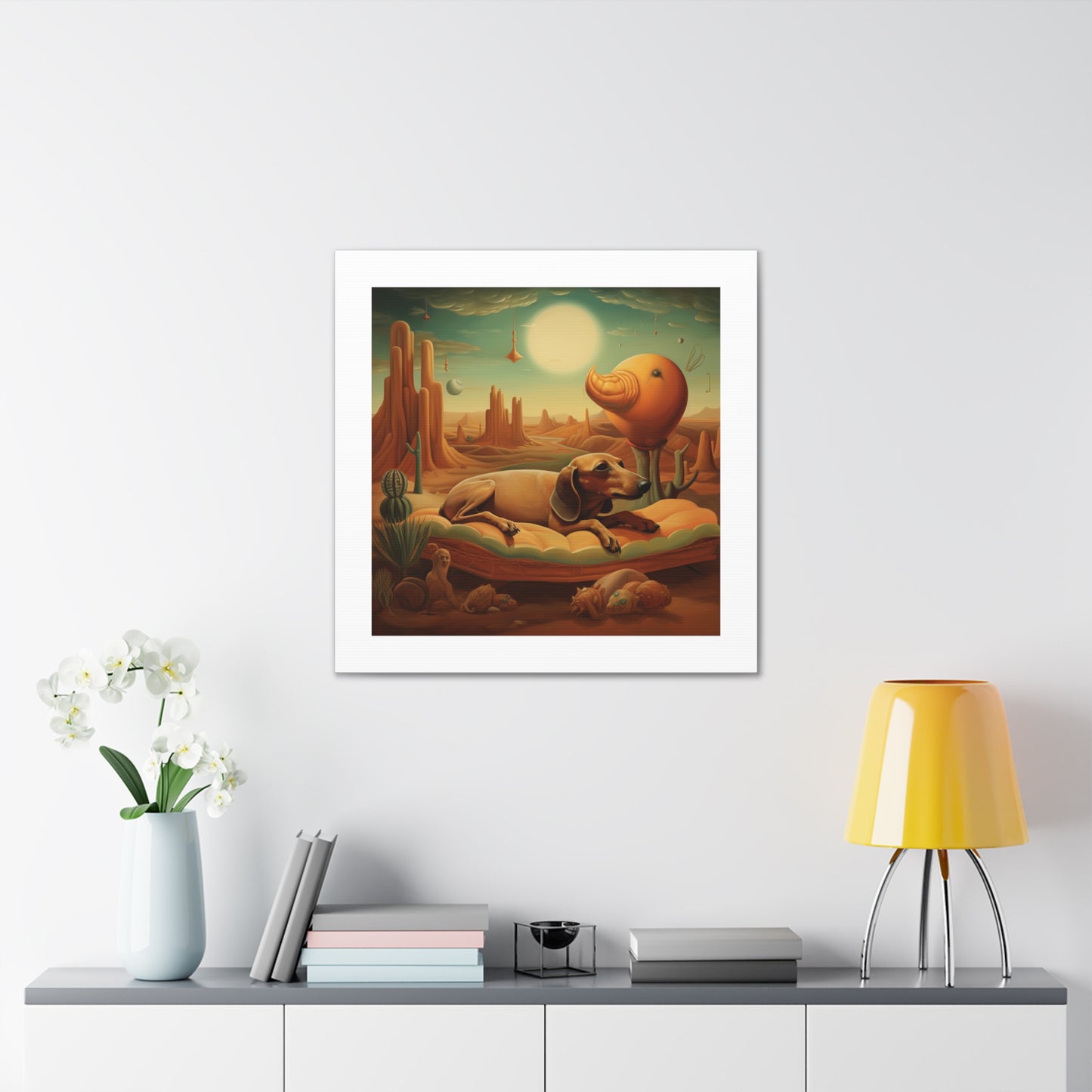 Dreamy Dachshund Desert Print