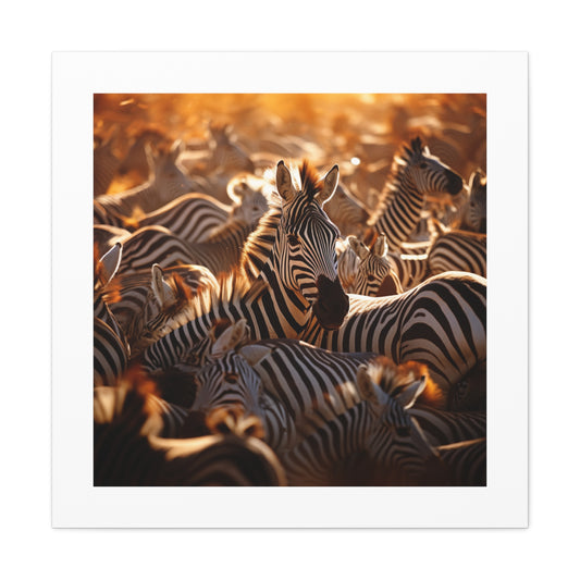 Zebrascape Canvas Print