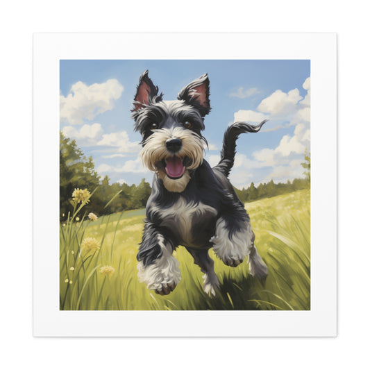 Mini Schnauzer Joy Print