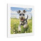 Lively Schnauzer Pasture Canvas