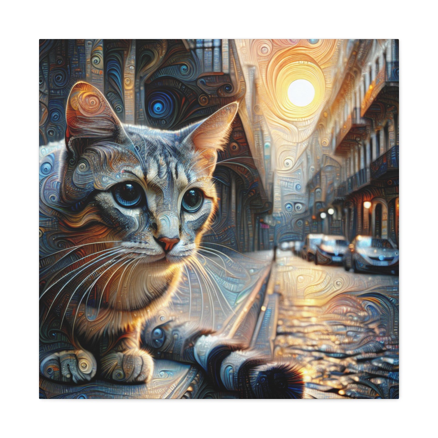 "Urban Whiskers at Dusk"