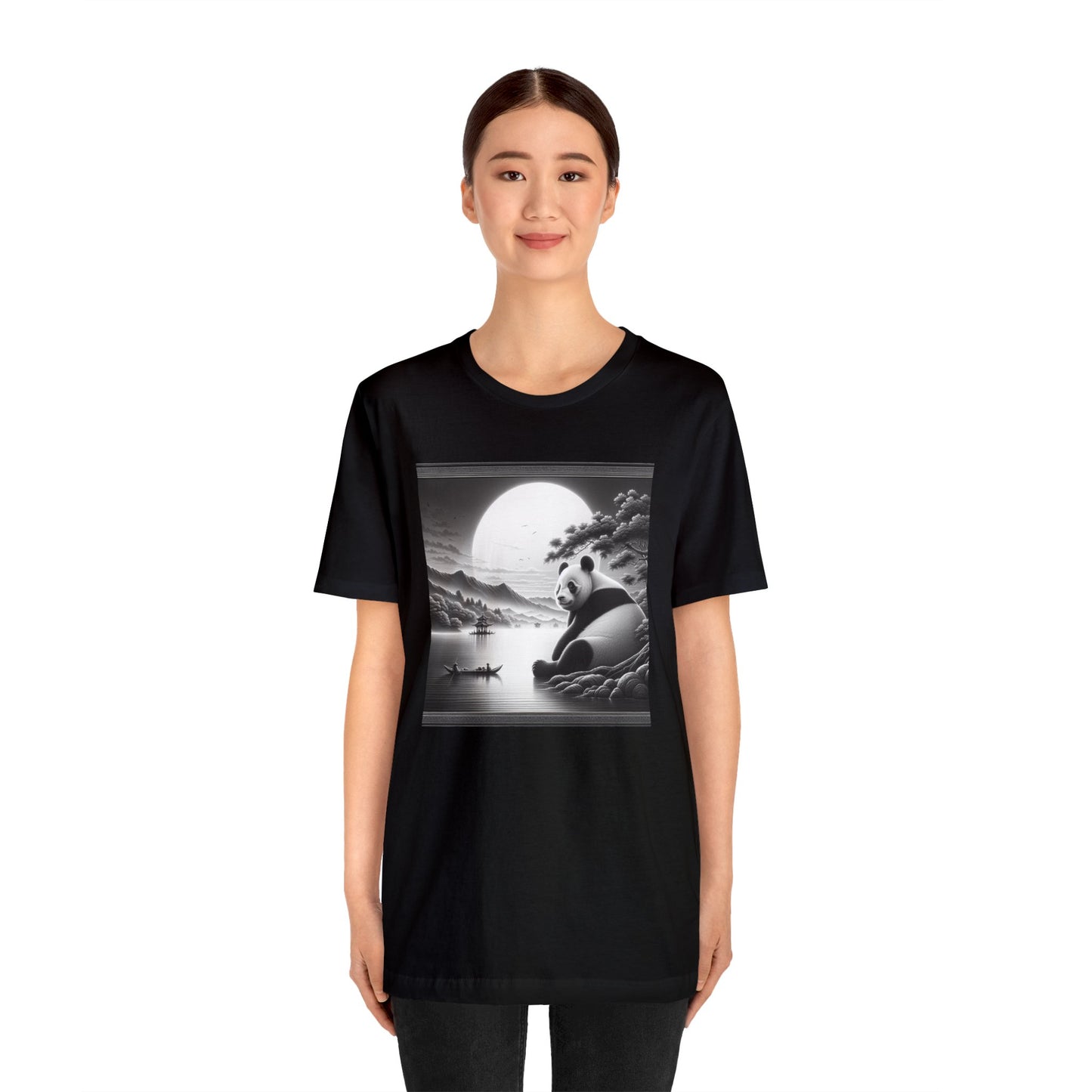 "Moonlit Panda"-  Tshirt