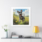 Joyful Frolicking Schnauzer Print