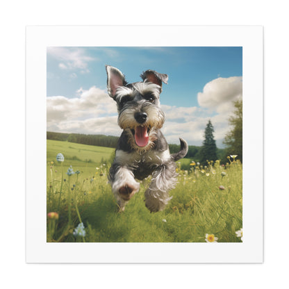 "Miniature Schnauzer Joyful Vibes"