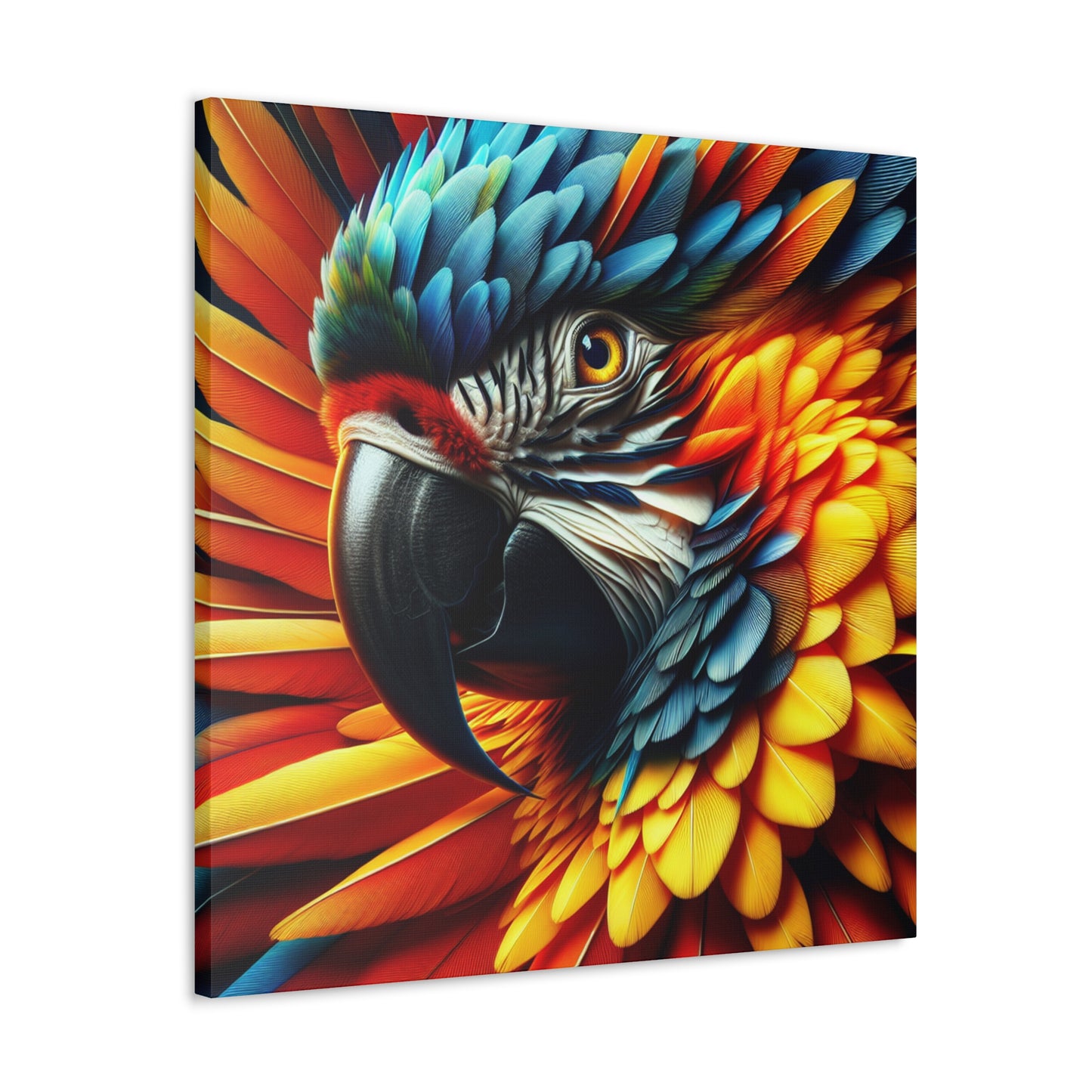 "4K Parrot Elegance Art"