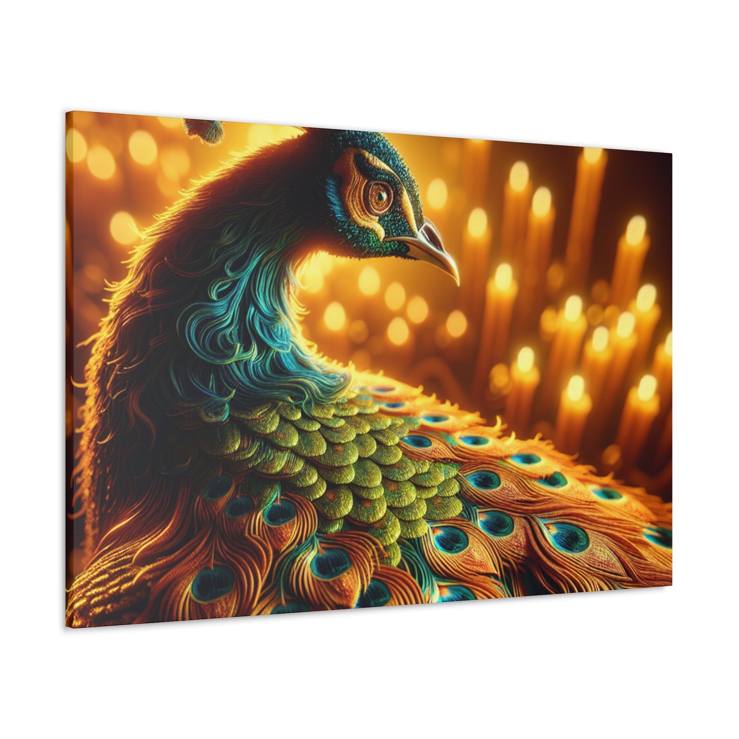 Peacock 8K Enchanted Canvas