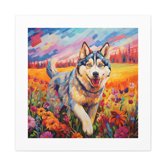 "Fauvism Fun Husky Field"