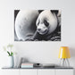 "Panda Moonlight"- Canvas