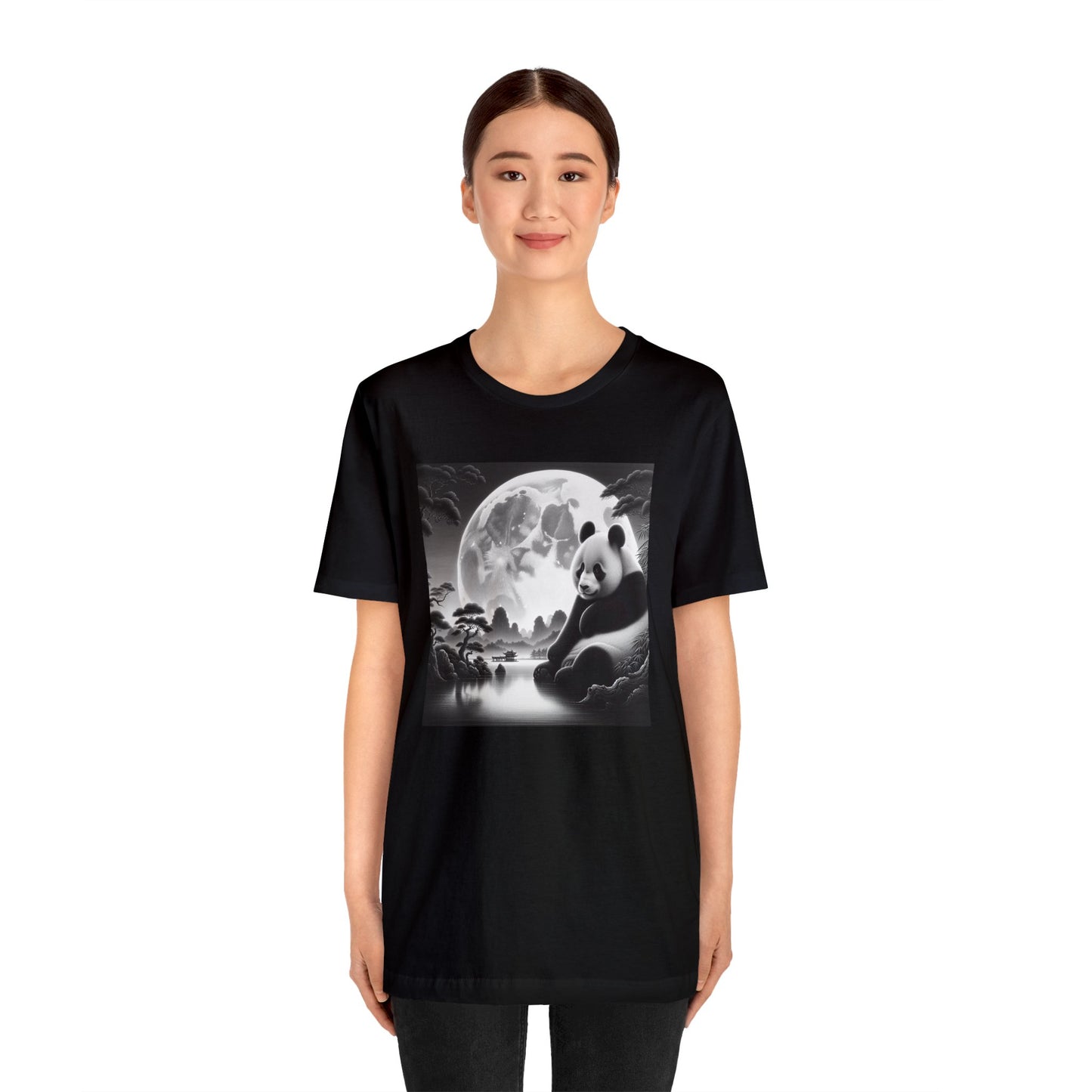 "Moonlit Panda"-  Tshirt