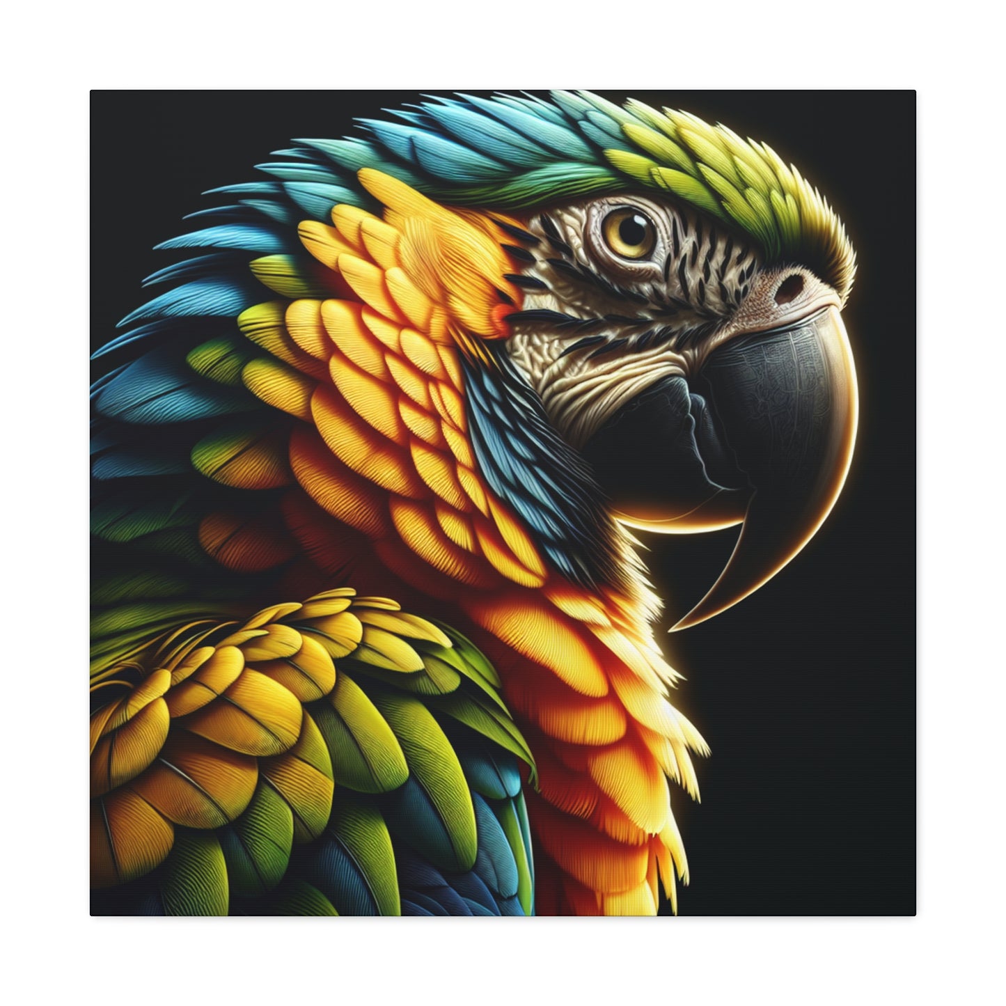 "4K Tropical Parrot Elegance"