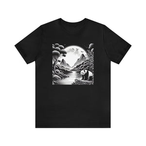 "Majestic Moonlit Panda"-  Tshirt