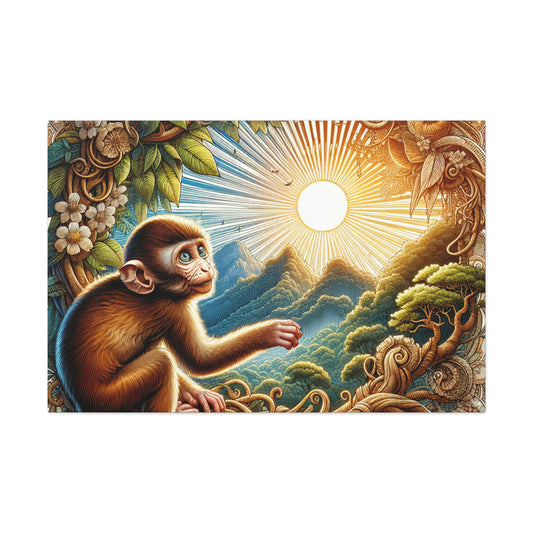 "Sunlit Ape Adventures"