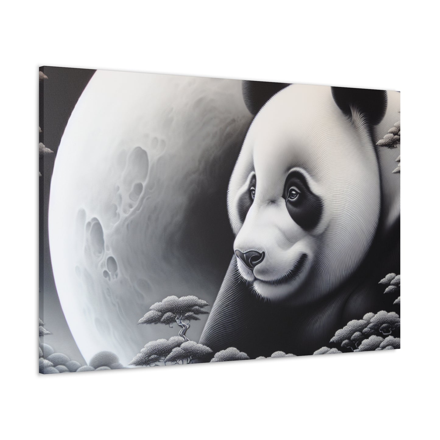 "Panda Moonlight"- Canvas