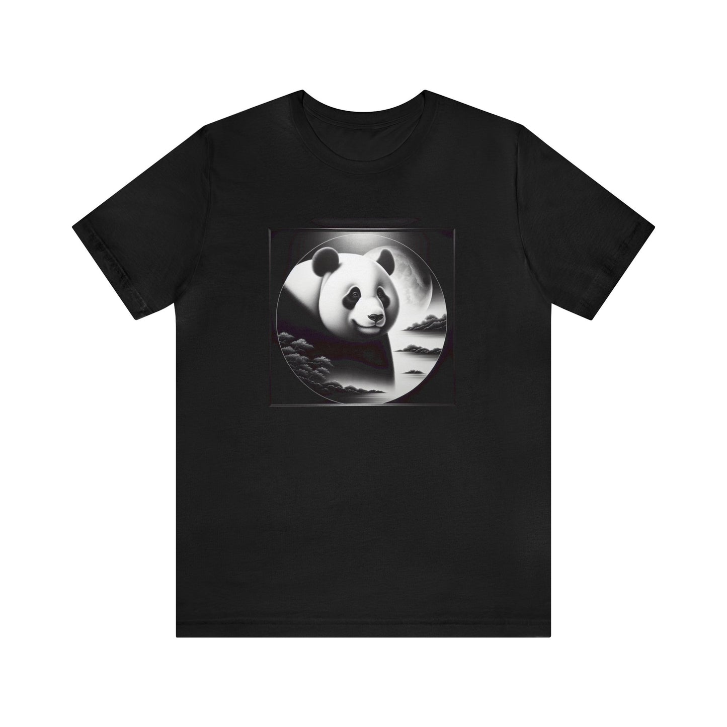 "Panda's Moon: Majestic Tranquility"-  Tshirt