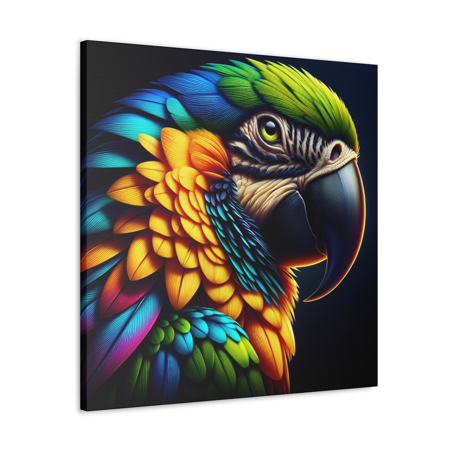 "4K Parrot Elegance Art"