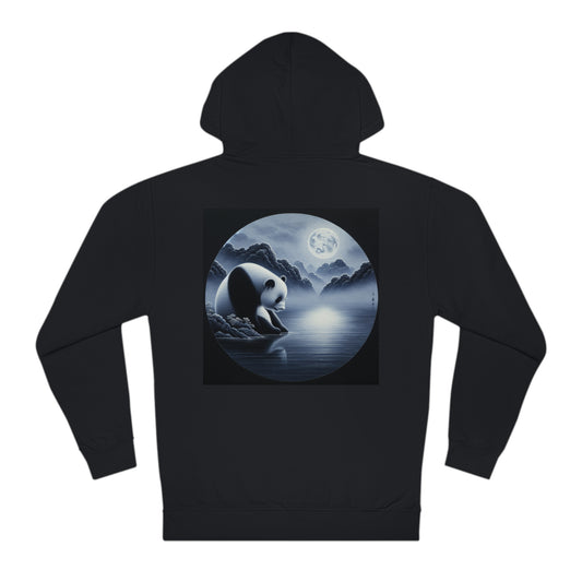 "Moonlit Panda Majesty"-  Hoodie