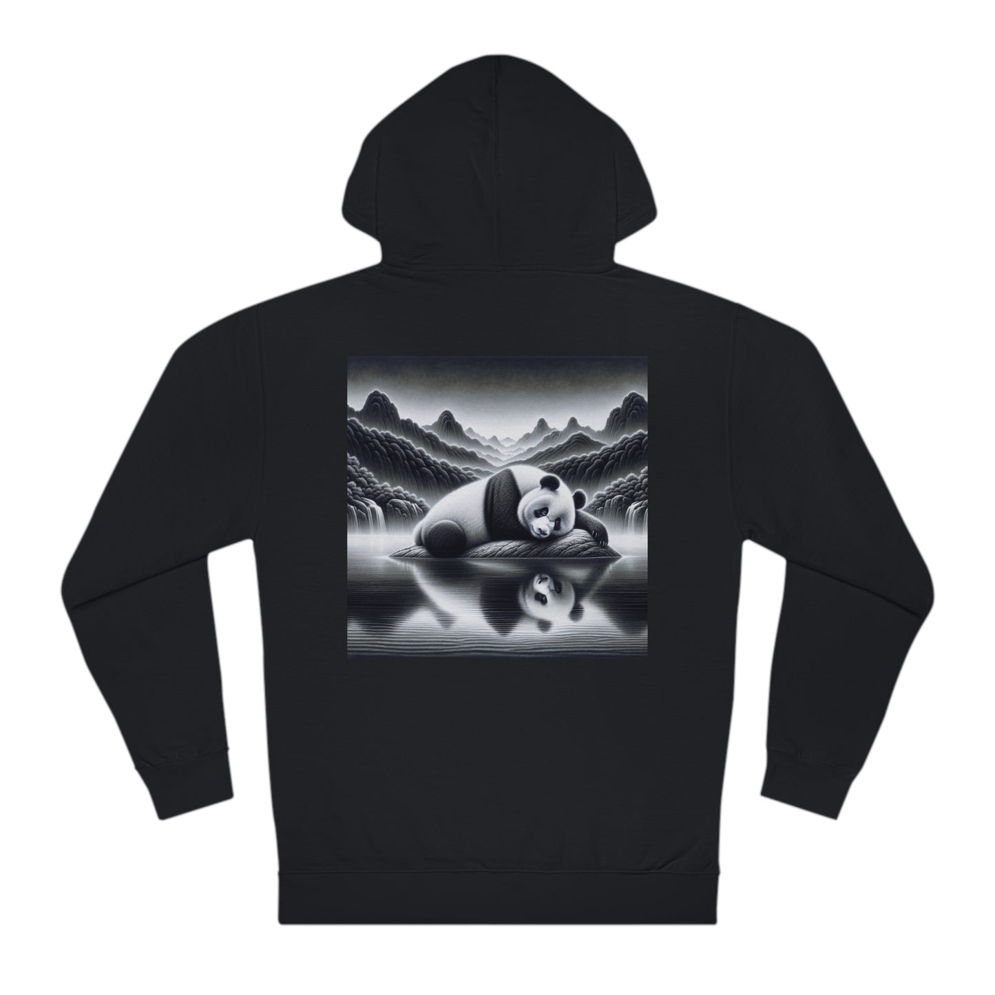 "Moonlit Panda's Majesty"-  Hoodie