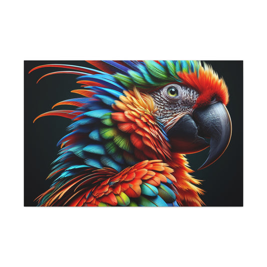 "Elegant Parrot 4K Focus"