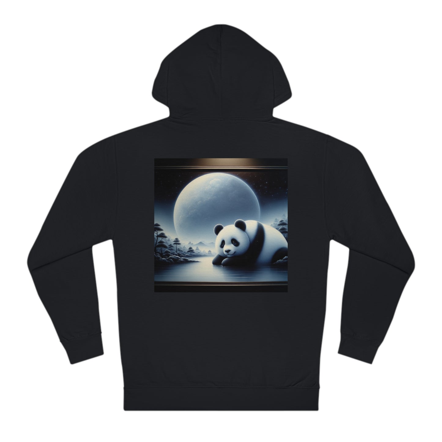 "Majestic Panda: Moonlit Serenity"-  Hoodie