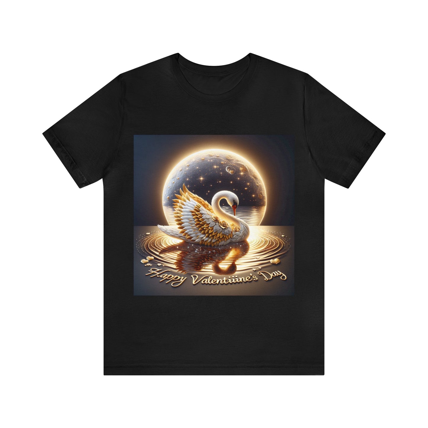 "Moonlit Swan's Delight"-  Tshirt