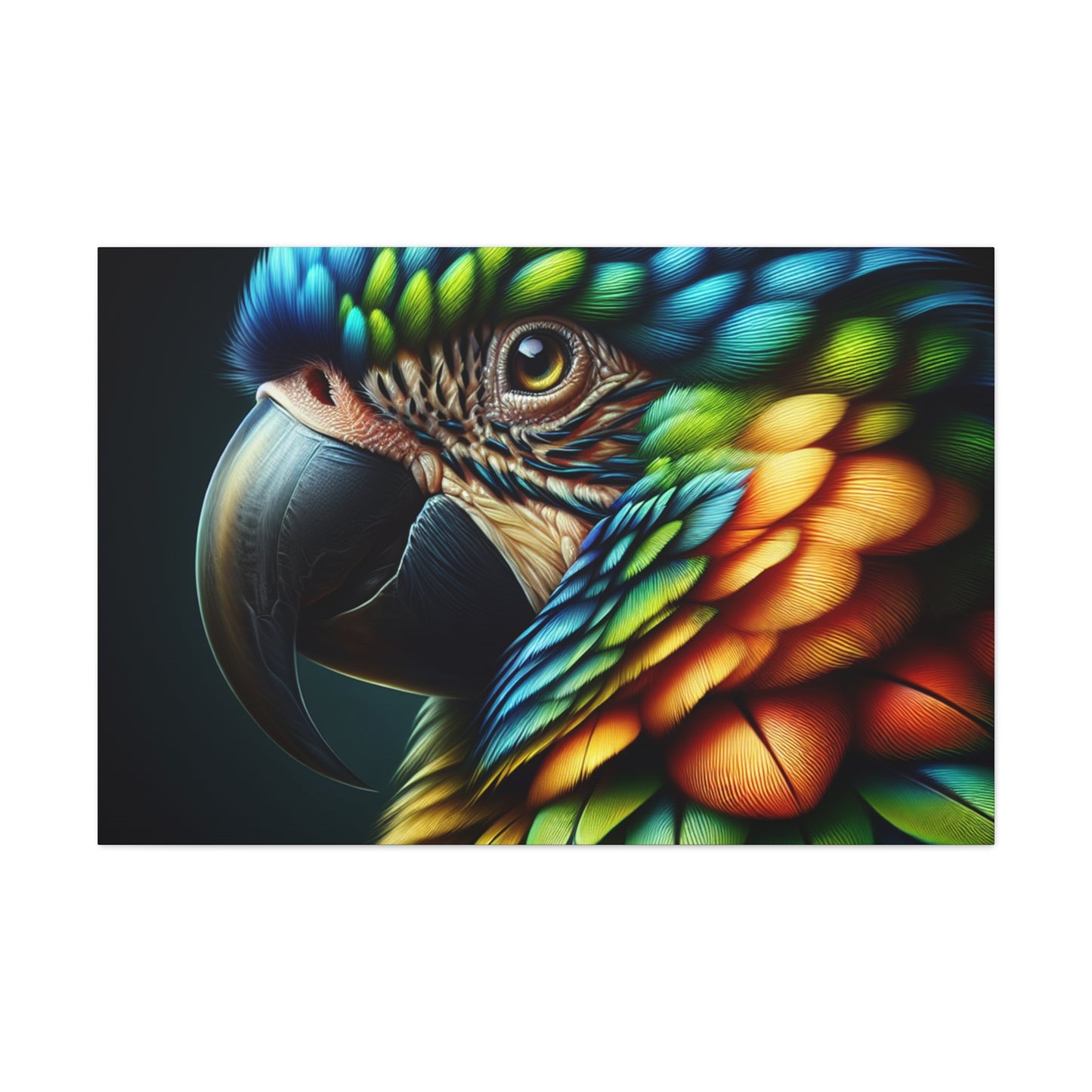 "4K Parrot Elegance Art"