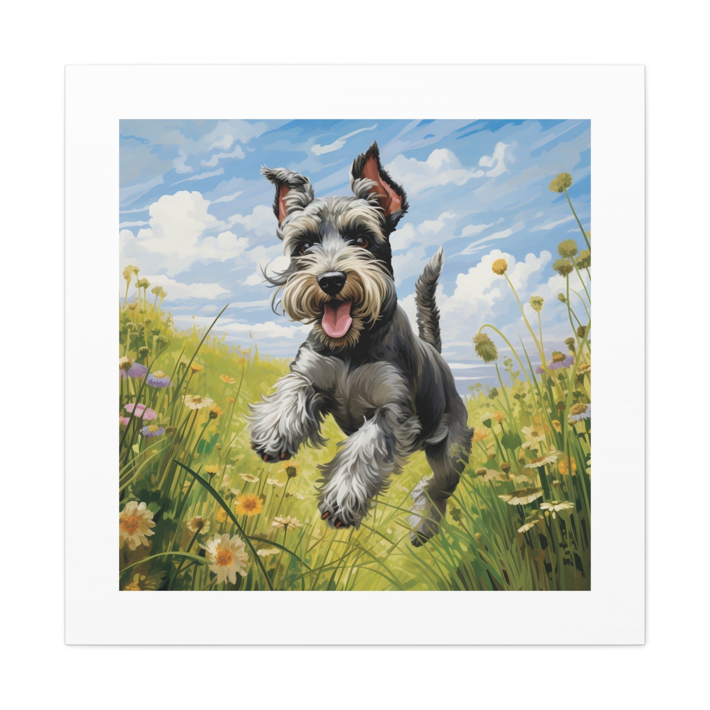 Mini Schnauzer Meadow Joy