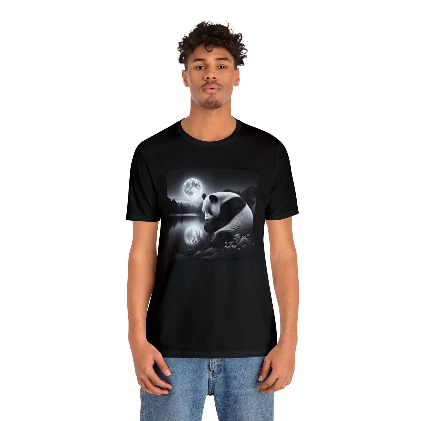 "Majestic Moonlit Panda"-  Tshirt