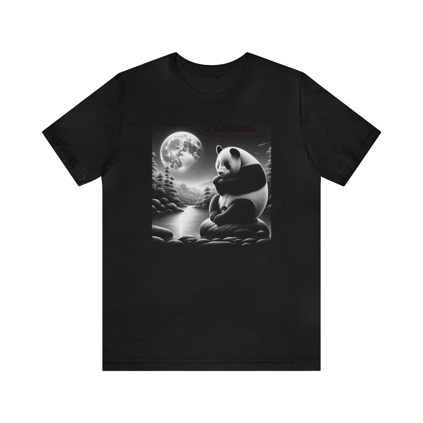 "Majestic Moonlight Panda"-  Tshirt