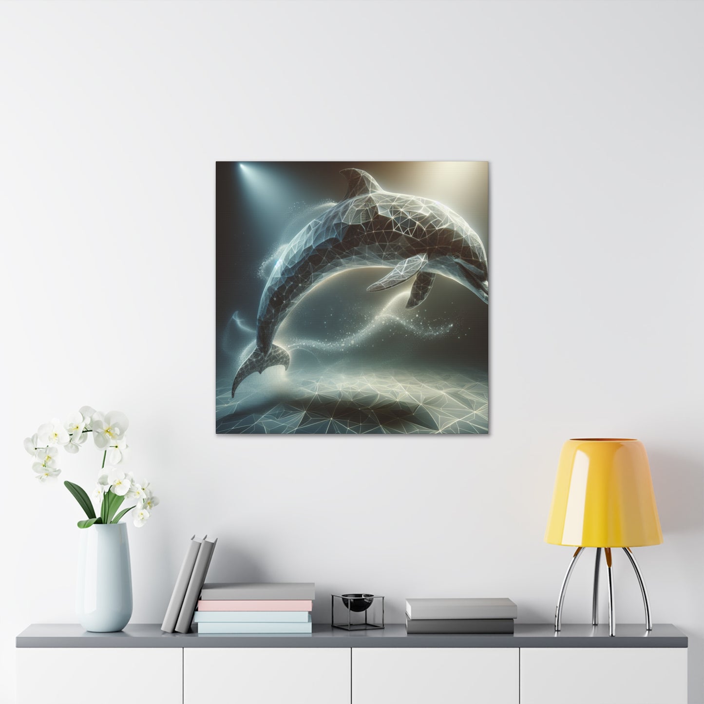 "Dolphin's Aria"- Canvas