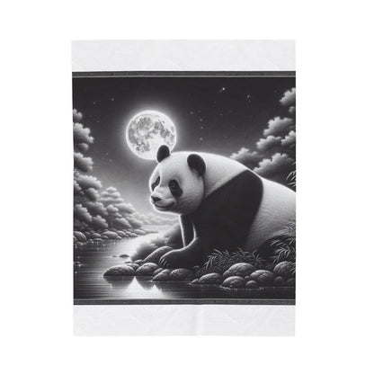 "Moonlit Panda" -Blanket