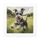 Joyful Miniature Schnauzer Print