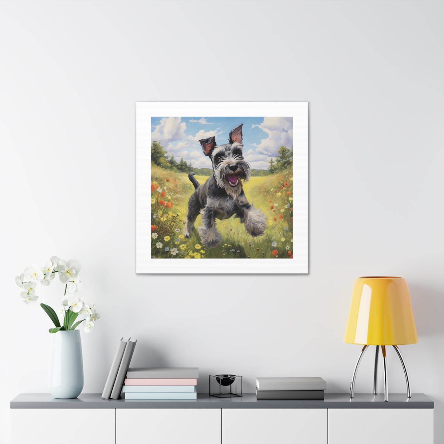 "Miniature Schnauzer Funscape"