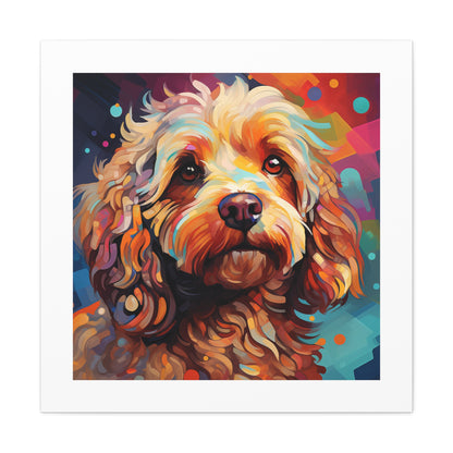 Technicolor AI Labradoodle Art.