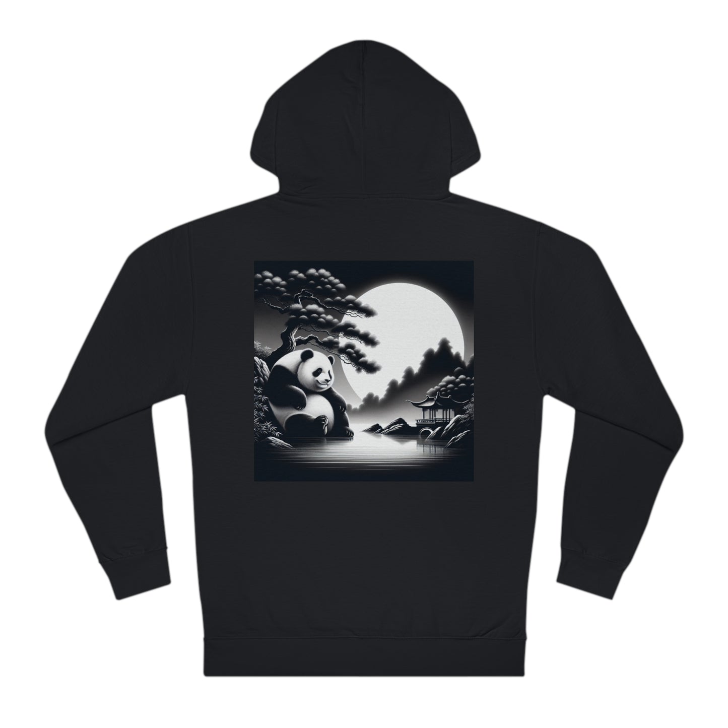 "Panda's Moonlit Majesty"-  Hoodie