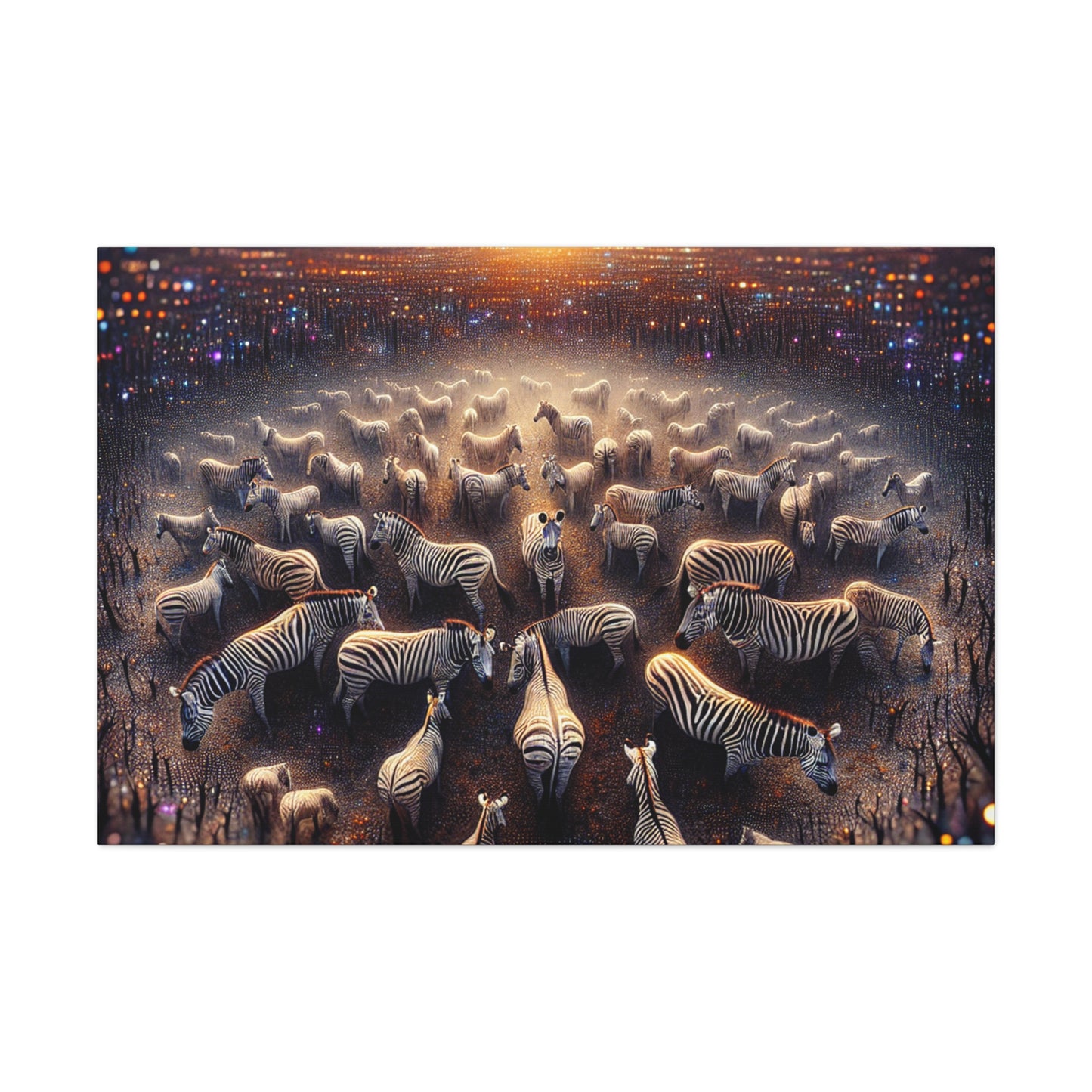 "Zebra Tapestry from Above"