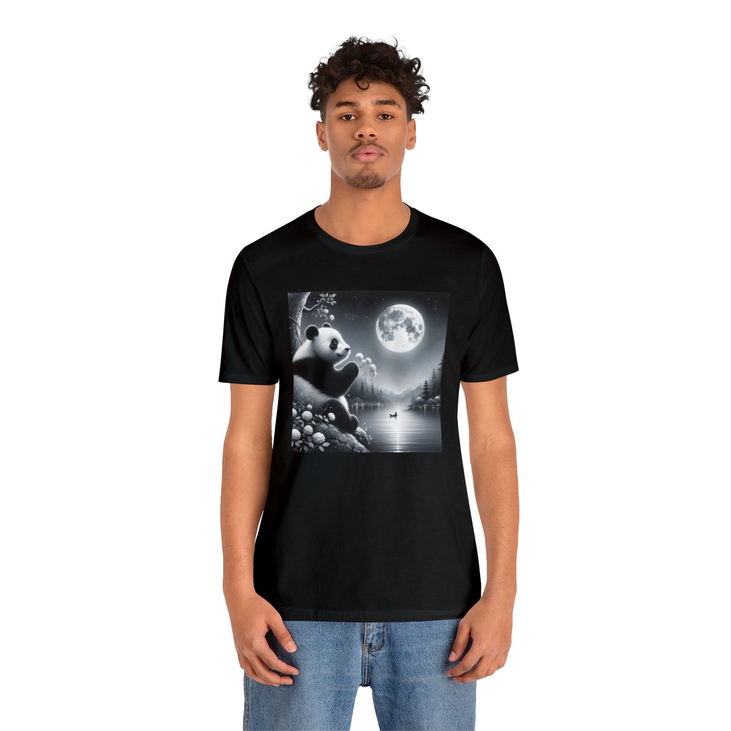 Panda Moonlight-  Tshirt