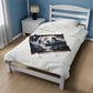 Panda's Lunar Elegance -Blanket