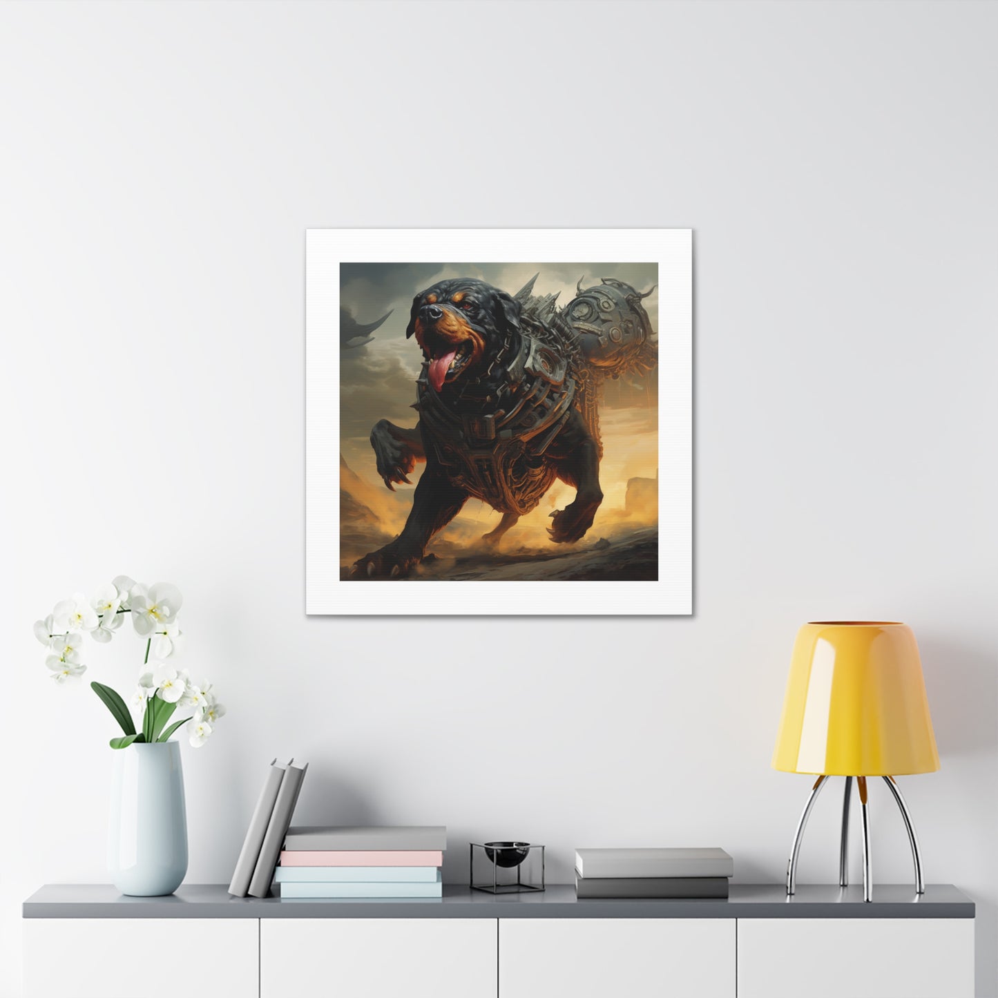 "Knighted Guardian Canvas Print"