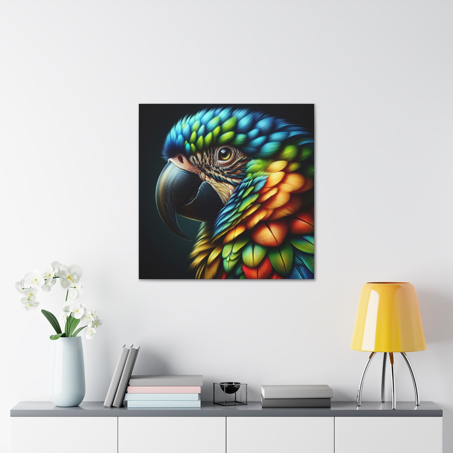 "4K Parrot Elegance Art"