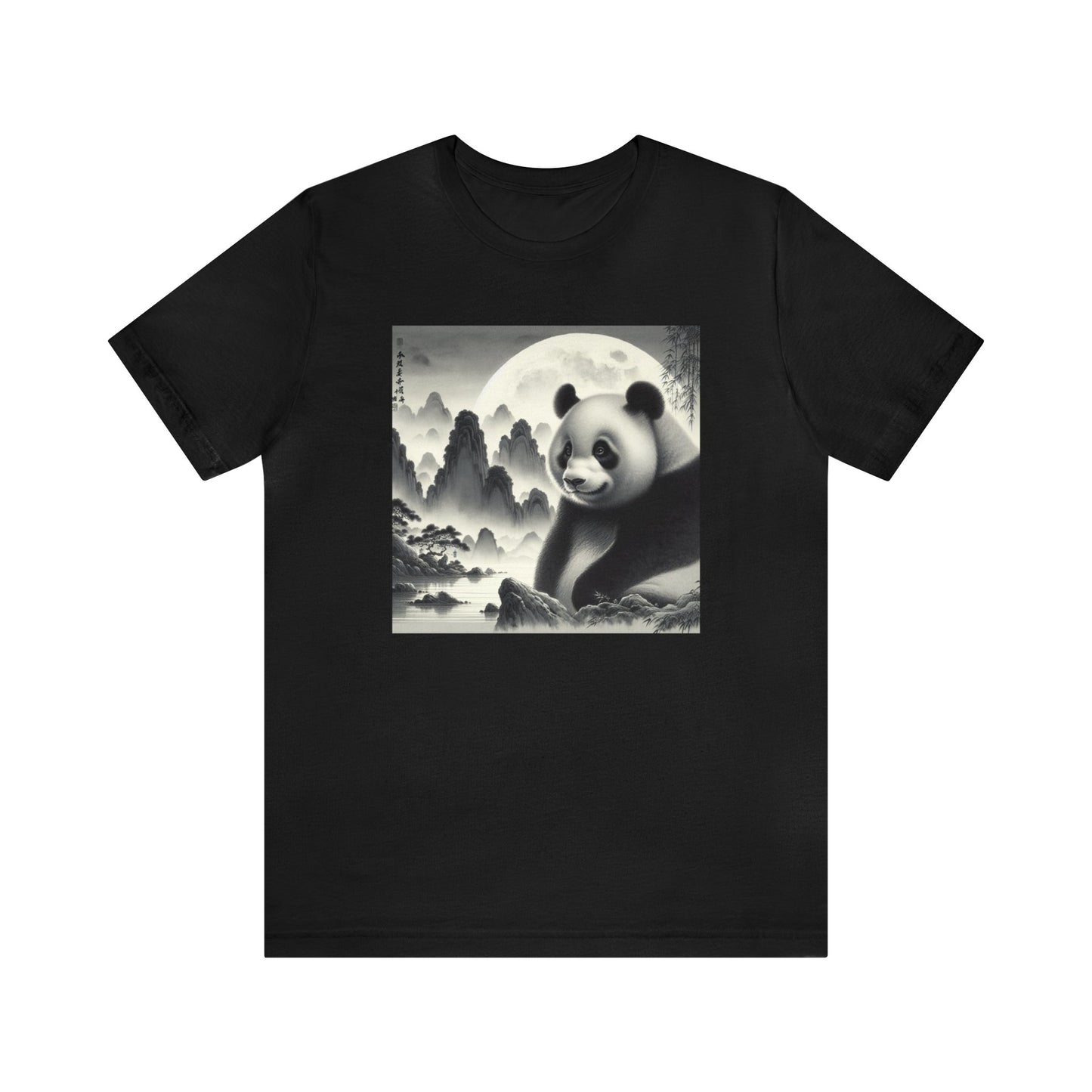 "Moonlit Panda's Grace"-  Tshirt