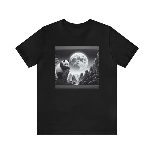 "Moonlit Majesty: Panda in Harmony"-  Tshirt