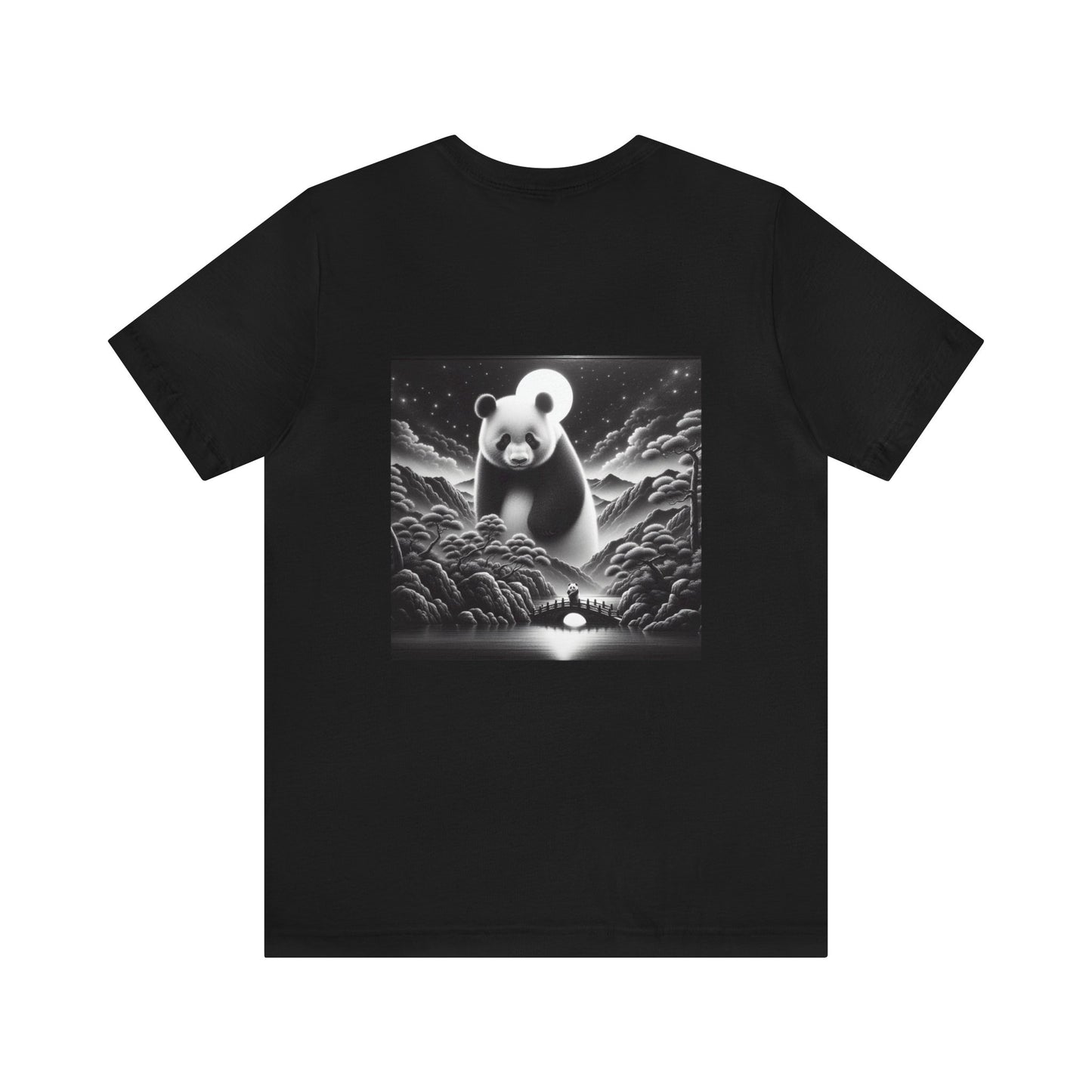 "Majestic Moonlit Panda"-  Tshirt